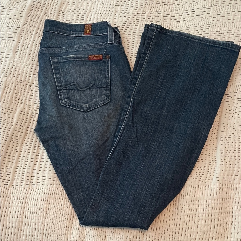 7 For All Mankind Dark Blue bootcut Jeans